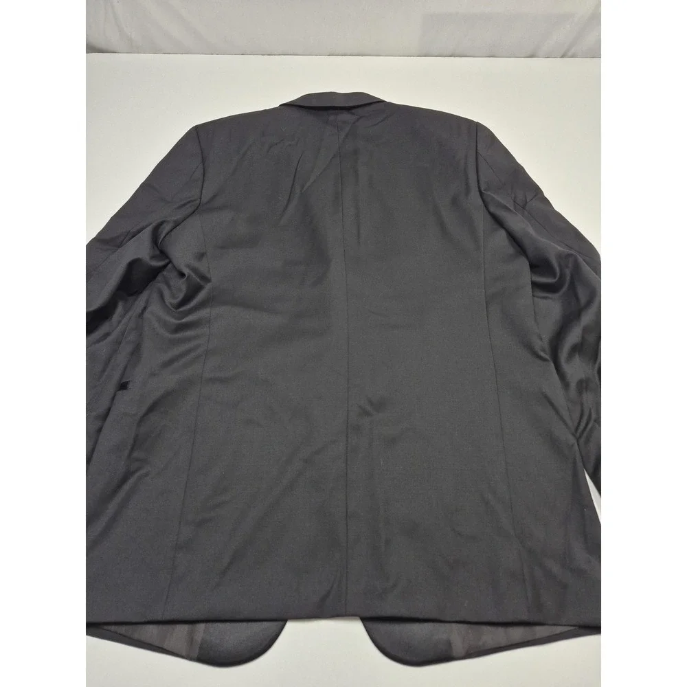 Joseph Abboud Tuxedo Suit Mens 44 Long Black Wool Super 120s 2 Piece 38x36 NWT